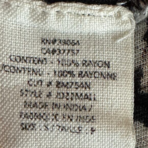 Billabong Allegra Floral Maxi Button Down Dress Womens S Black White Rayon - Picture 16 of 16